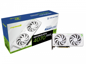 Card đồ hoạ Manli GeForce RTX™ 4070 Super 12GB Polar Fox Twin