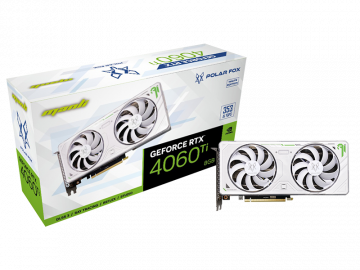 Card đồ hoạ Manli GeForce RTX™ 4060 Ti 8GB Polar Fox Twin