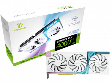Card đồ hoạ Manli GeForce RTX™ 4060 Ti OC 8GB Stellar Triple