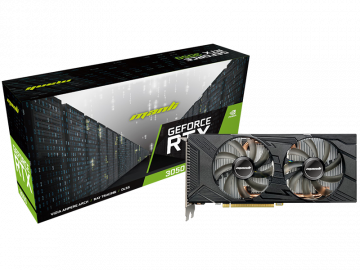 Card đồ hoạ Manli GeForce RTX™ 3050 8GB Nebula Twin