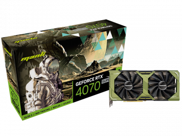 Card đồ hoạ Manli GeForce RTX™ 4070 Super 12GB Nebula Twin