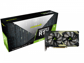 Card đồ hoạ Manli GeForce RTX™ 3050 6GB Nebula Twin 2.0