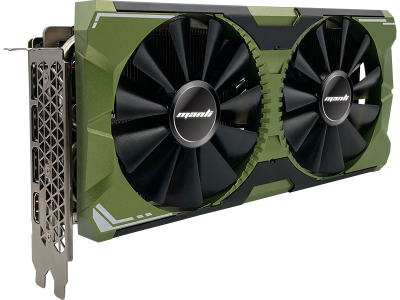 Card đồ hoạ Manli GeForce RTX™ 4070 12GB GDDR6 Nebula Twin