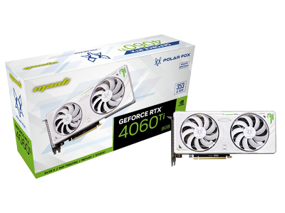 Card đồ hoạ Manli GeForce RTX™ 4060 Ti 8GB Polar Fox Twin