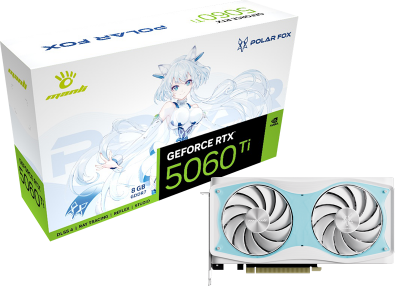 Card đồ hoạ Manli Polar Fox GeForce RTX 5060 Ti OC 16GB GDDR7