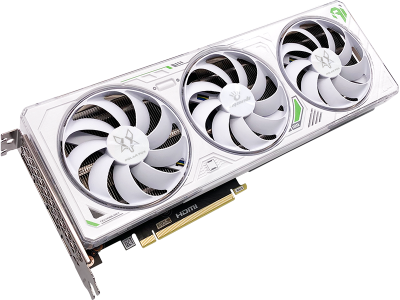 Card đồ hoạ Manli GeForce RTX™ 4070 Ti Super 16GB Polar Fox Triple