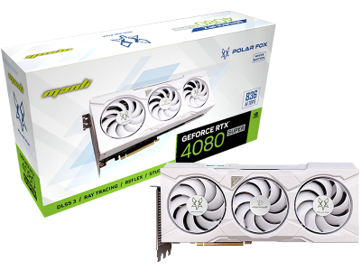 Card đồ hoạ Manli GeForce RTX™ 4080 Super 16GB Polar Fox Triple