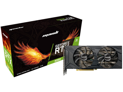 Card đồ hoạ Manli GeForce RTX™ 3060 12GB Nebula Twin