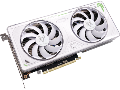 Card đồ hoạ Manli GeForce RTX™ 4060 Ti 8GB Polar Fox Twin