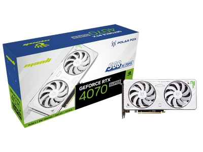 Card đồ hoạ Manli GeForce RTX™ 4070 Super 12GB Polar Fox Twin